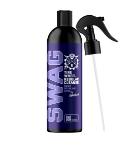 Swag BASIC TIRE WHEEL REGULAR CLEANER 500ml - skuteczny preparat do czyszczenia felg i opon z alkalicznym pH oraz efektem zmiany koloru