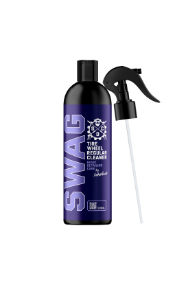 Swag BASIC TIRE WHEEL REGULAR CLEANER 500ml - skuteczny preparat do czyszczenia felg i opon z alkalicznym pH oraz efektem zmiany koloru - 1