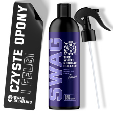 Swag BASIC TIRE WHEEL REGULAR CLEANER 500ml - skuteczny preparat do czyszczenia felg i opon z alkalicznym pH oraz efektem zmiany koloru - 2
