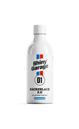 Shiny Garage Back2Black Tyre Coat 2.0 500ml Dressing do opon SiO₂ , hydrofobowa ochrona i satynowe wykończenie - 1