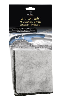 Dr. Wack ALL in ONE Microfibre Interior&Glass - mikrofibra do szyb i wnętrza auta - 1