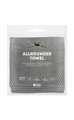 Royal Pads Allrounder Towel 40x40cm 5szt - zestaw bezszwowych mikrofibr  250gsm  - 1
