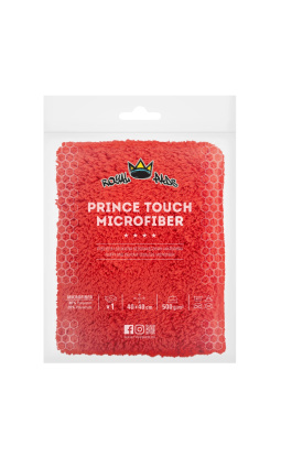 Royal Pads Prince Touch Microfiber  40x40cm Red - puszysta bezkrawędziowa czerwona mikrofibra - 1