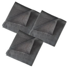 Royal Pads Glassfiber 40x40cm Szary 3szt - zestaw bezkrawędziowych mikrofibr waflowych do szyb - 1