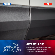 Shiny Garage Jet Black Trim Restorer 2.0 500ml - dressing do plastików zewnętrznych  - 2