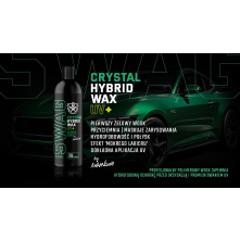 Swag Crystal Hybrid Wax UV+ 500ml - żelowy wosk, efekt mokrego lakieru - 2