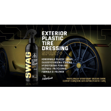Swag Exterior Plastic Tire Dressing Spray + 500ml - dressing do opon i plastików, efekt satynowy - 2