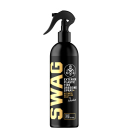 Swag Exterior Plastic Tire Dressing Spray + 500ml - dressing do opon i plastików, efekt satynowy