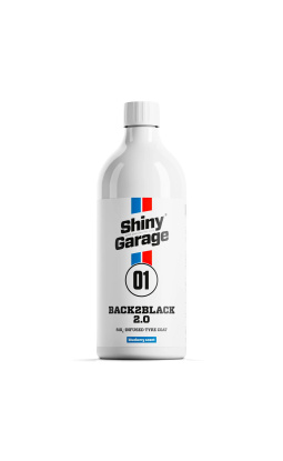 Shiny Garage Back2Black Tyre Coat 2.0 1L -  hydrofobowa ochrona i satynowe wykończenie - 1