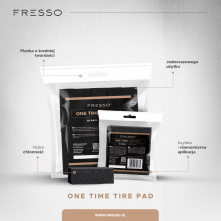 Fresso One Time Tire Pad - aplikator dressingu do opon 3 szt. - 3