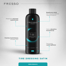 Fresso Tire Dressing Satin 1L  - satynowy dressing do opon  - 2