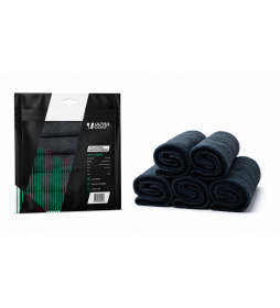 Ultracoat Coating Microfibre Black 5-pack - Dwustronna mikrofibra do zbierania nadmiaru powłoki i końcowego polerowania.