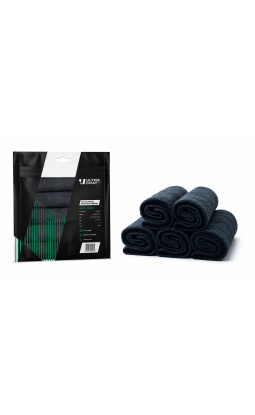 Ultracoat Coating Microfibre Black 5-pack - Dwustronna mikrofibra do zbierania nadmiaru powłoki i końcowego polerowania. - 1