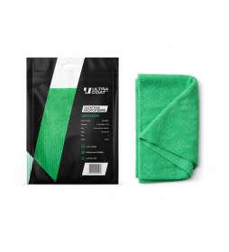 Ultracoat Coating Microfibre Green - Dwustronna mikrofibra do docierania powłok i dopracowania końcowego efektu.