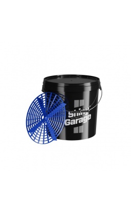 Shiny Garage Wiadro Czarne 20L + Grit Guard Blue - 1