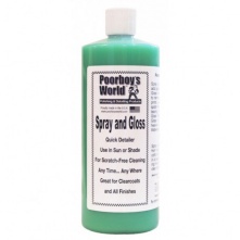 Poorboy's World Spray and Gloss QD 946ml - quick detailer - 1