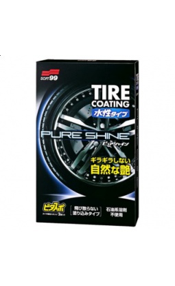 Soft99 Water-Based Tire Coating Pure Shine 100ml -preparat do pielęgnacji opon - 1
