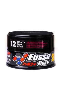 Soft99 New Fusso Coat 12 Months Wax Dark 200g - wosk do ciemnych lakierów - 1