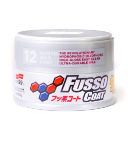 Soft99 New Fusso Coat 12 Months Wax Light 200g - wosk do jasnych lakierów