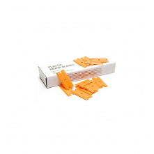 EZ Grip Plastic Razor Blades 100szt - dwustronne bezpieczne ostrza plastikowe - 1