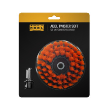 ADBL Twister Soft 125mm - okrągła szczotka na wkrętarkę do czyszczenia tapicerki - 2