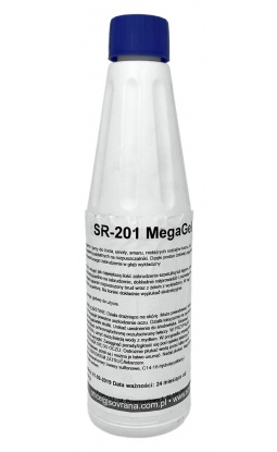 Tersus SR-201 MegaGel 500ml - usuwanie gumy do żucia, smoły, smaru z tapicerki materiałowej - 1