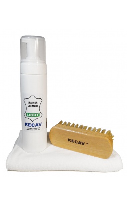 Kecav Leather Cleaner Light set - zestaw do czyszczenia skór - 1