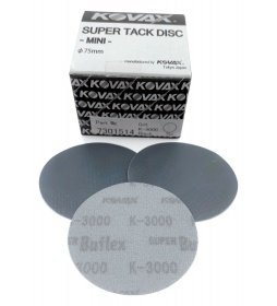 Kovax Buflex Dry rzep 75mm bez otw. (black) K3000