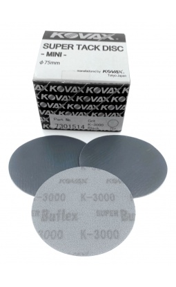 Kovax Buflex Dry 75mm black K3000 - krążek ścierny na rzep - 1