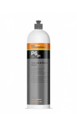 Koch Chemie P6.01 ONE CUT&FINISH 1L - pasta polerska do jednoetapowej korekty lakieru - 1