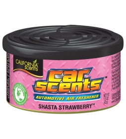 California Scents Shasta Strawberry - puszka zapachowa do auta truskawka 42g