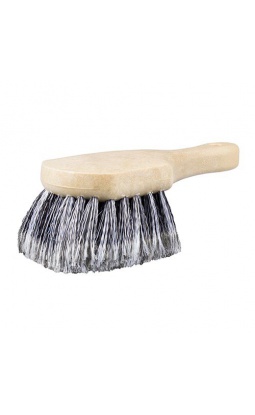 Chemical Guys Flagged Tip Short Handle Brush - szczotka do czyszczenia kół - 1