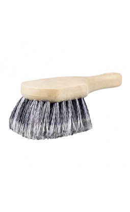 Chemical Guys Flagged Tip Short Handle Brush - szczotka do czyszczenia kół - 1