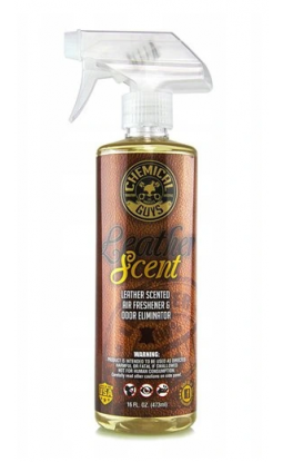Chemical Guys Leather scent 473ml - odświeżacz powietrza o zapachu nowej skóry - 1