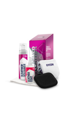 Gyeon Q2M Leather Set Strong - zestaw do pielęgnacji mocno zabrudzonej skóry - 1