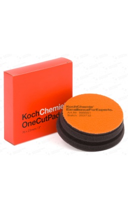 Koch Chemie One Cut Pomarańczowa 76x23mm - gąbka do usuwania głębokich rys - 1