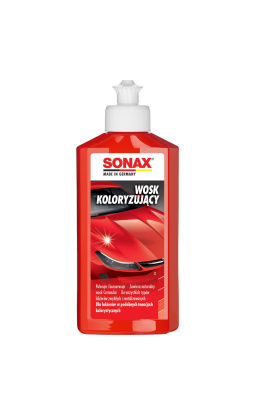 Sonax Wosk koloryzujący czerwony 250ml - 1
