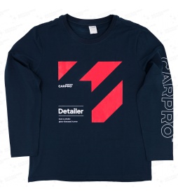 CarPro Long-Shirt Red Detailer M - bluzka z długim rękawem