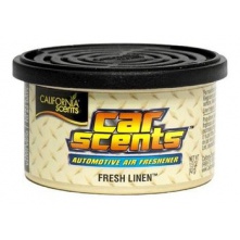 California Scents Linen 42g - puszka zapachowa do auta o zapachu świeżego prania - 1