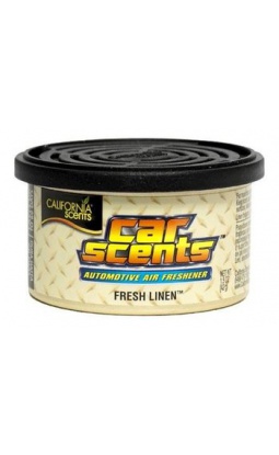 California Scents Linen 42g - puszka zapachowa do auta o zapachu świeżego prania - 1