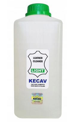 Kecav Leather Cleaner Light 1L - preparat do czyszczenia mocno zabrudzonych skór - 1