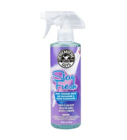 Chemical Guys Baby Powder Scent 473ml - odświeżacz powietrza o zapachu pudru, zasypki dla niemowląt