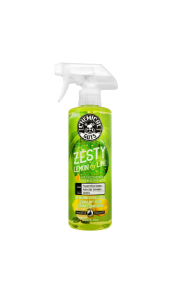 Chemical Guys Zesty Lemon & Lime Scent 473ml - odświeżacz powietrza o zapachu świeżej cytryny i limonki - 1