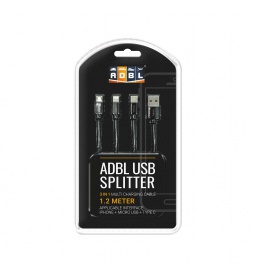 ADBL USB Splitter - kabel USB z trzema końcówkami