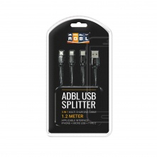 ADBL USB Splitter - kabel USB z trzema końcówkami - 1