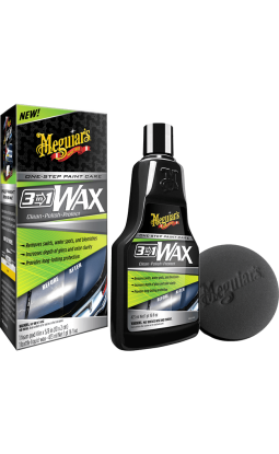 Meguiar's 3 in 1 Wax - czyści, nabłyszcza i zabezpiecza lakier 473ml - 1