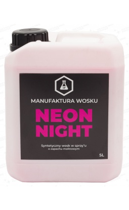 Manufaktura Wosku Neon Night 5L - syntetyczny wosk w sprayu o zapachu malin - 1