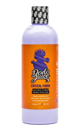 Dodo Juice Critical Finish 500ml - pasta do polerowania, usuwa drobne defekty oraz lekkie zarysowania - 1