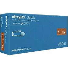 NITRYLEX rękawiczki niebieskie XL 100 szt.  - 1