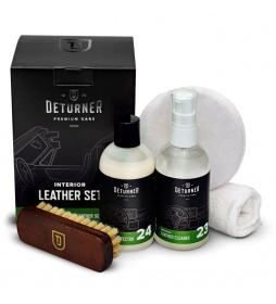 Deturner Leather Set - zestaw do czyszczenia i impregnacji skór